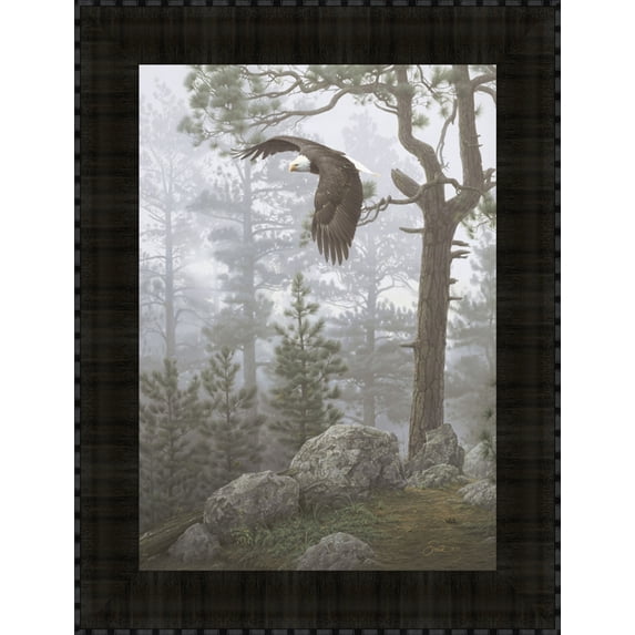 "Shrouded Forest" By Daniel Smith, Framed Wall Art, Ready to Hang