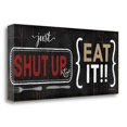 thumbnail image 1 of "Shut Up And Eat It" By Jennifer Pugh, Fine Art Giclee Print on Gallery Wrap Canvas, Ready to Hang, 1 of 2