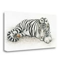thumbnail image 1 of Tangletown Fine Art Siberian Tiger by Jan Henderson Poster Frame - 20 x 40 x 1.5 in., 1 of 2