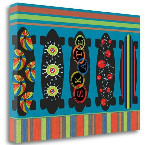 Tangletown Fine Art 'Skateboard III' Graphic Art Print on Wrapped Canvas