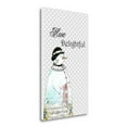 thumbnail image 1 of Tangletown Fine Art 'Snow-woman in Cloche' Graphic Art Print on Wrapped Canvas, 1 of 2