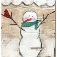 thumbnail image 1 of Tangletown Fine Art 'Snowbird Snowman' Graphic Art Print on Canvas, 1 of 3