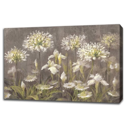 Tangletown Fine Art Spring Blossoms Neutral by Danhui Nai Poster Frame - 16 x 24 x 1.5 in.