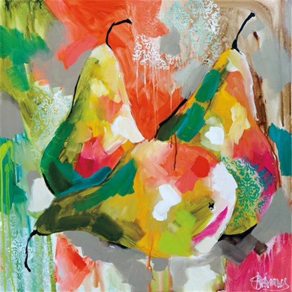 Tangletown Fine Art 'Sunlit Pears' Print on Wrapped Canvas