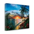 thumbnail image 1 of Tangletown Fine Art 'Sunset Serenade' by Scott Westmoreland Graphic Art on Wrapped Canvas, 1 of 2