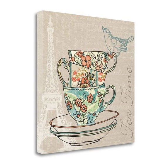 Tangletown Fine Art Tea Time By Piper Ballantyne, Gallery Wrap Canvas 20 x 20