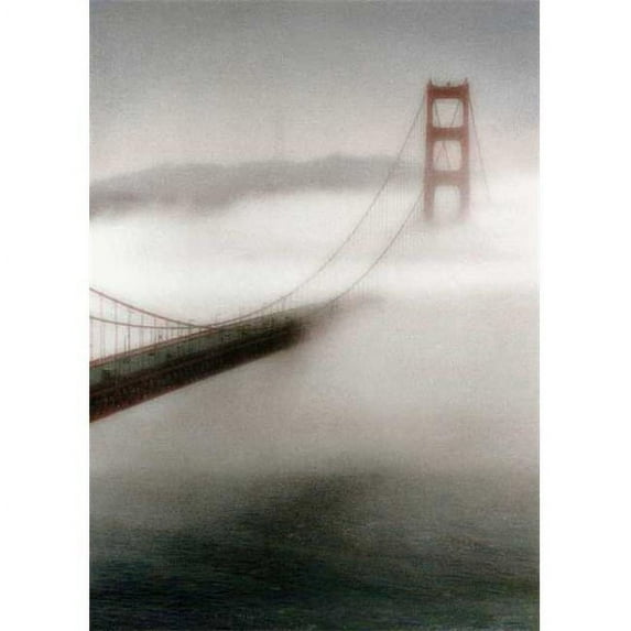 Tangletown Fine Art The Fog Comes in by Laura Culver Poster Frame - 26 x 18 x 1.5 in.