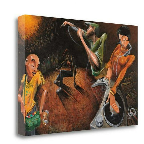 Tangletown Fine Art 'The Get Down' Graphic Art Print on Wrapped Canvas
