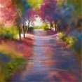 thumbnail image 1 of Tangletown Fine Art 'The Good Road Home' Print on Wrapped Canvas, 1 of 2