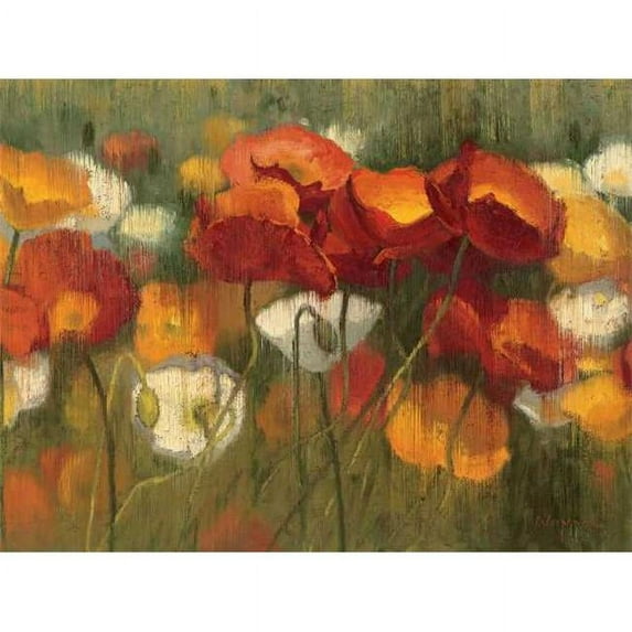 Tangletown Fine Art The Power of Red II by Shirley Novak Poster Frame - 21 x 29 x 1.5 in.