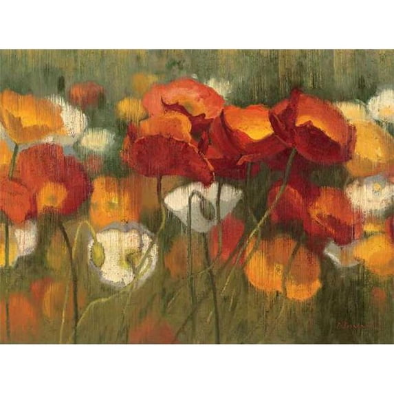 Tangletown Fine Art The Power of Red II by Shirley Novak Poster Frame - 25 x 32 x 1.5 in.