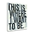 thumbnail image 1 of Tangletown Fine Art 'This is Where' by Michael Mullan Textual Art on Wrapped Canvas, 1 of 2