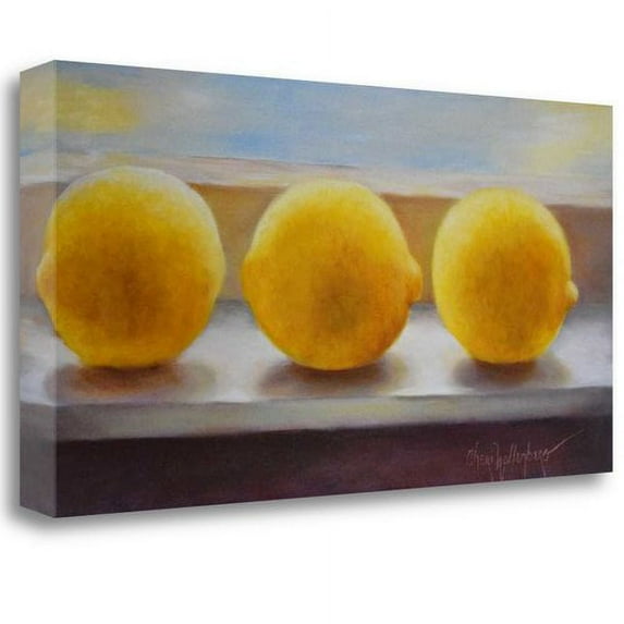 Tangletown Fine Art 'Three Lemons' Print on Canvas