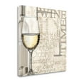 thumbnail image 1 of Tangletown Fine Art 'Time for Wine - White' Graphic Art Print on Canvas, 1 of 2