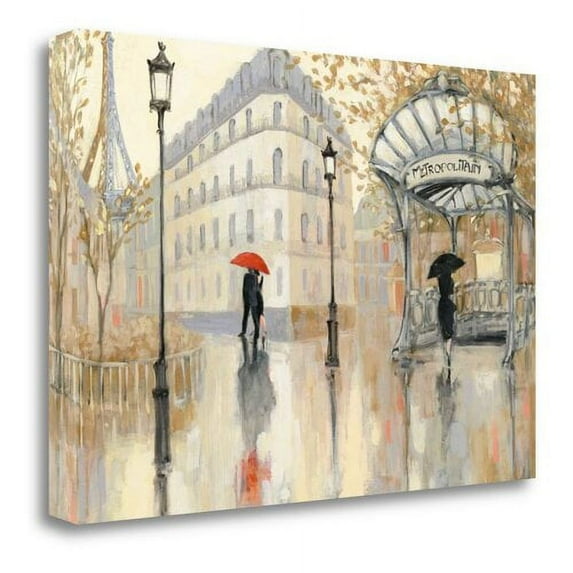 Tangletown Fine Art 'To the Metro I' Painting Print on Canvas
