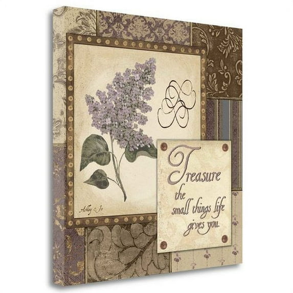 Tangletown Fine Art 'Treasure' by Jo Moulton Graphic Art on Wrapped Canvas