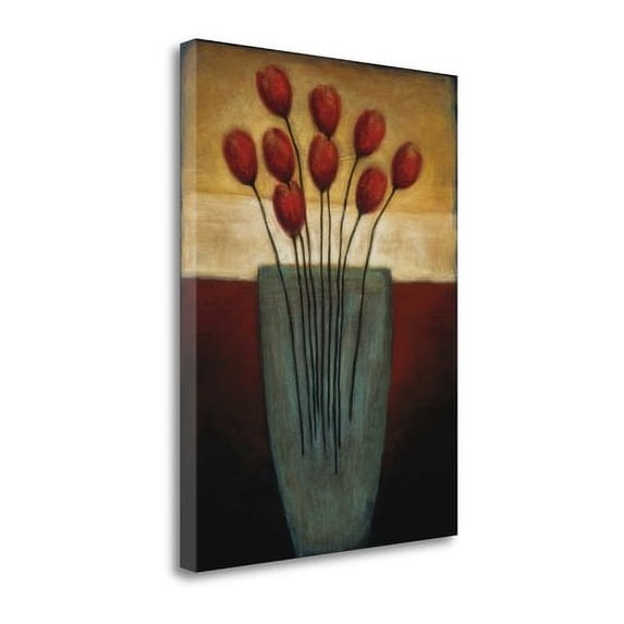 Tangletown Fine Art 'Tulips Aplenty II' Graphic Art Print on Wrapped Canvas