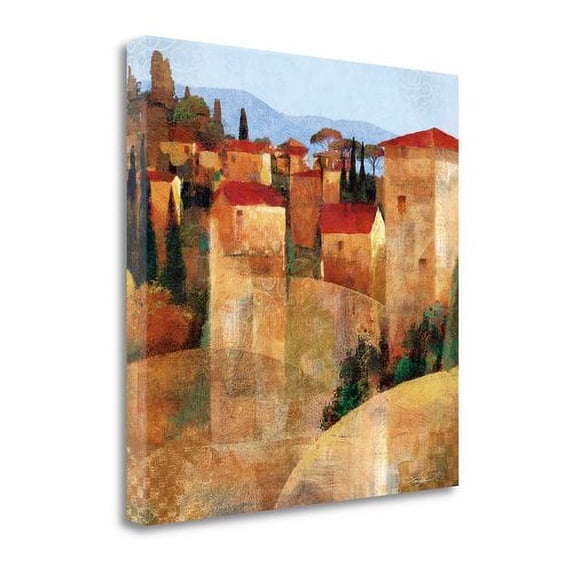 Tangletown Fine Art Tuscan Hillside by Keith Mallett Poster Frame - 35 x 35 x 1.5 in.