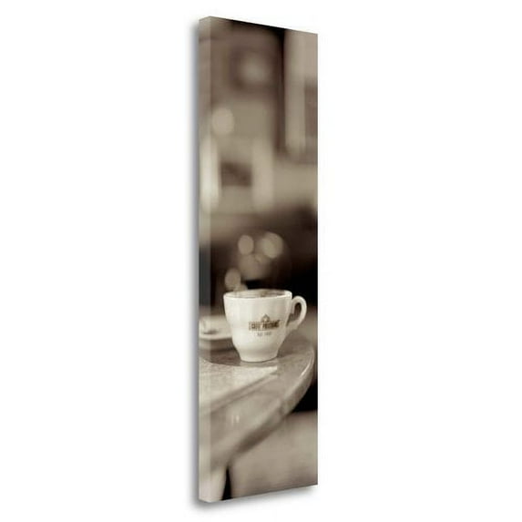 Tangletown Fine Art Tuscany Caffe - 3 by Alan Blaustein Poster Frame - 48 x 16 x 1.5 in.
