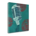 thumbnail image 1 of Tangletown Fine Art 'Type Mic Square' by Michael Mullan Textual Art on Wrapped Canvas, 1 of 2