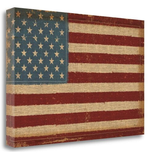 Tangletown Fine Art 'USA Strong' Graphic Art Print on Wrapped Canvas