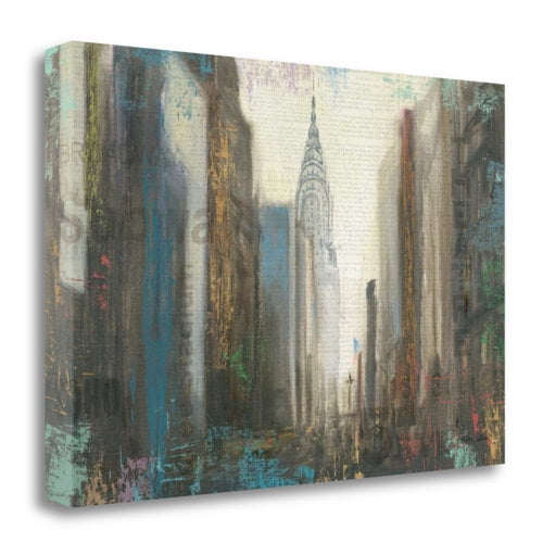 Tangletown Fine Art Urban Movement I Ny By Myles Sullivan, Gallery Wrap Canvas