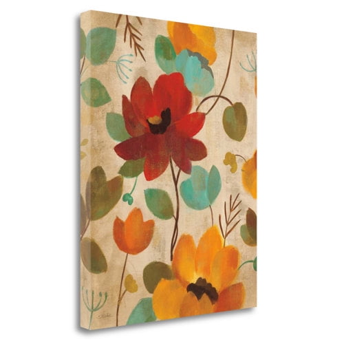 Tangletown Fine Art Vibrant Embroidery II by Silvia Vassileva Poster Frame - 24 x 20 x 1.5 in.