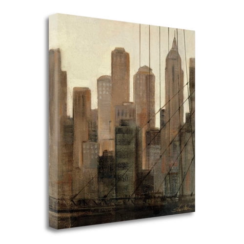 Tangletown Fine Art View From The Bridge I by Silvia Vassileva Poster Frame - 35 x 35 x 1.5 in.