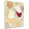 thumbnail image 1 of "Wine Script II" By Veronique Charron, Fine Art Giclee Print on Gallery Wrap Canvas, Ready to Hang, 1 of 2