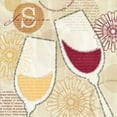 thumbnail image 1 of "Wine Script II" By Veronique Charron, Fine Art Giclee Print on Gallery Wrap Canvas, Ready to Hang, 1 of 2