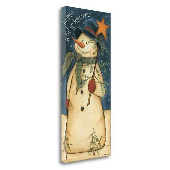 Tangletown Fine Art Winter Welcome by Kim Lewis Poster Frame - 47 x 20 x 1.5 in.
