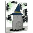 thumbnail image 1 of Tangletown Fine Art 'Witch Cat' Graphic Art Print on Wrapped Canvas, 1 of 3