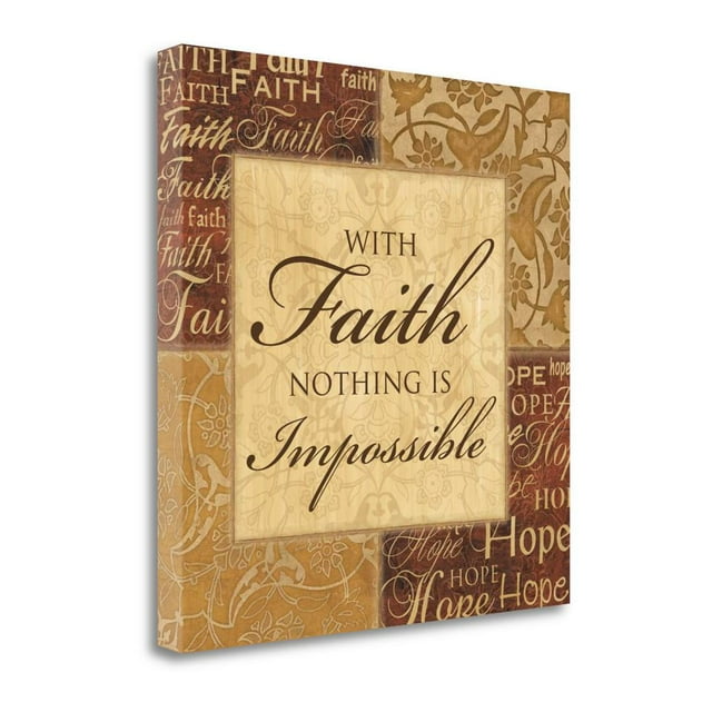 Tangletown Fine Art With Faith By Piper Ballantyne,  Gallery Wrap Canvas 20 x 20