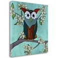 thumbnail image 1 of Tangletown Fine Art 'Woodland Owl in Cherry Blossoms' Graphic Art Print on Canvas, 1 of 2