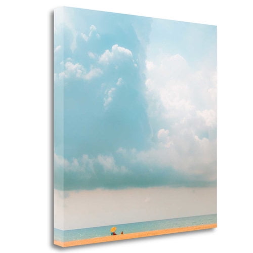 Tangletown Fine Art Yellow Umbrella by Joanna Pechmann Poster Frame - 20 x 20 x 1.5 in.
