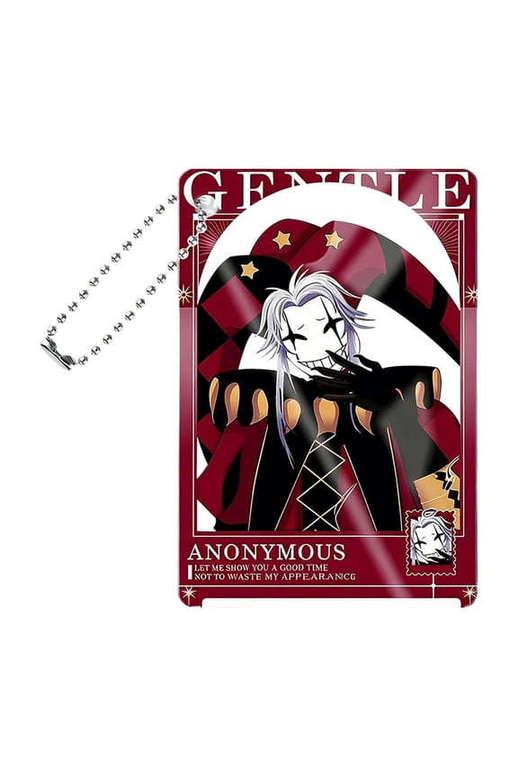 The Freak Circus Acrylic Transparent Card Keychain,Game Peripheral Collectible,Backpack Charm,Gifts for Fans-B