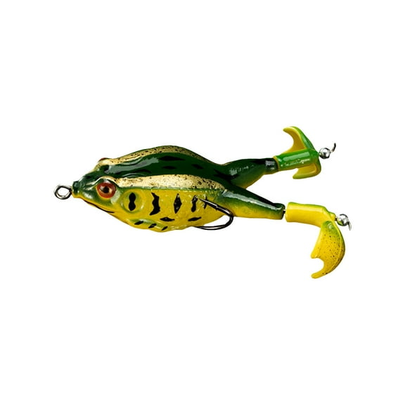 Tanglewen® Topwater Frog Fishing Lures,Soft Simulated Frog Bait,Frog Artificial Soft Bait for Freshwater Saltwater(F),Fishing Lures Bass,Whopper Plopper,Fishing Lures