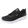 thumbnail image 1 of Tangnade Casual Shoes Men Sneakers Summer Lightweight Breathable Casual Shoes Mesh Lace Up Sneakers Casual Running Shoes, 1 of 5