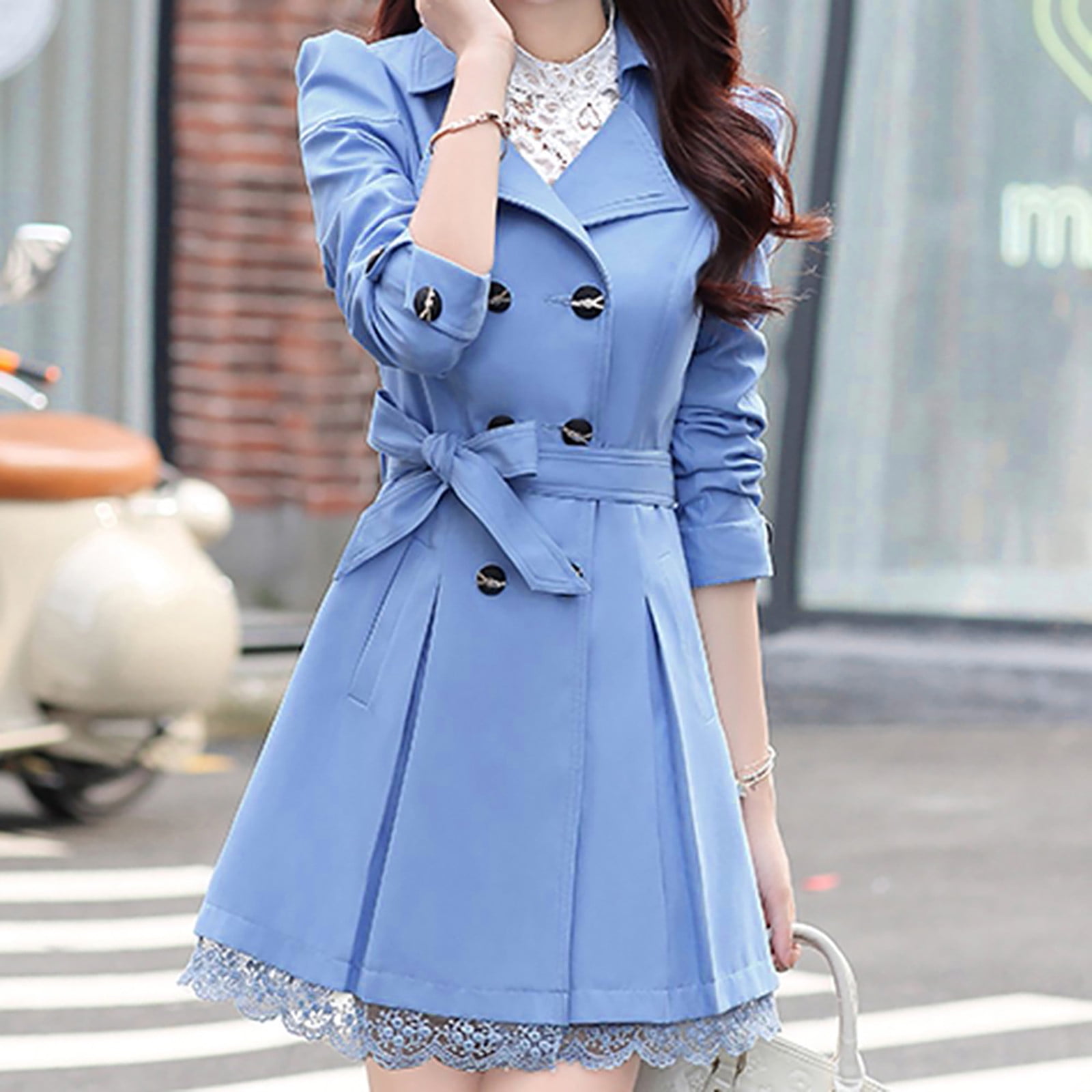 Tangnade Coat For Women Fashion Loose Winter Warm Long Sleeve