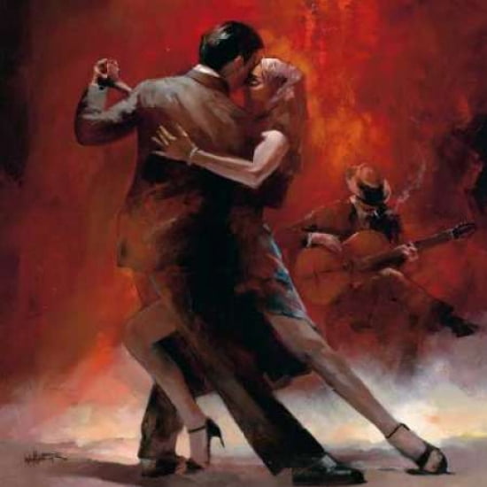 Tango Argentino II Canvas Art - Willem Haenraets (24 x 24)