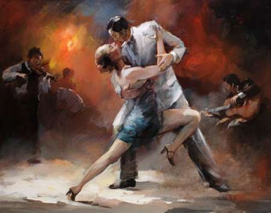Tango Argentino IV Canvas Art - Willem Haenraets (22 x 28)