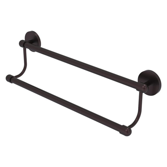 Tango Collection Double Towel Bar - Antique Bronze / 36 Inch