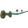 thumbnail image 1 of Tango Collection Glass Vanity Shelf with Beveled Edges - Antique Brass / 16 Inch, 1 of 11