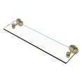 thumbnail image 1 of Tango Collection Glass Vanity Shelf with Beveled Edges - Satin Brass / 22 Inch, 1 of 11