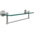 thumbnail image 1 of Tango Collection Glass Vanity Shelf with Integrated Towel Bar - Satin Chrome / 22 Inch, 1 of 11