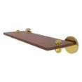 thumbnail image 1 of Tango Collection Solid IPE Ironwood Shelf - Polished Brass / 16 Inch, 1 of 11