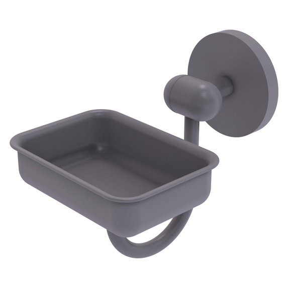 Tango Collection Wall Mounted Soap Dish - Matte Gray