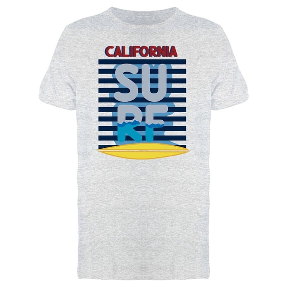 California Surf Stripes Graphic Tee Men's -Image by Shutterstock