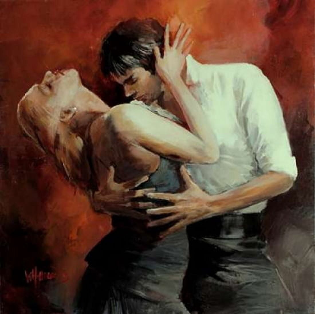 Tango Passion Canvas Art - Willem Haenraets (24 x 24)