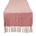 thumbnail image 1 of Tango Red Chevron Cotton Table Runner 15x72, 1 of 3